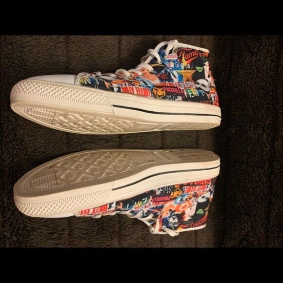 Theater Sneaker (Grease, Mama Mia, Wicked) Converse Style High Top - Picture 3 of 8